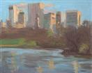 Manhattan, Early Spring (click here to bid on this painting)