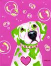 Bubble Love - Dalmatian Art