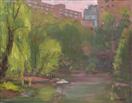 The Pool in Spring, Central Park