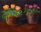 Daily Painter - Flower Still Life Painting - Original Oil and Acrylic Art - Painting a Day by Northe