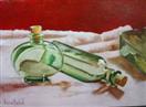 Glass Bottles Still Life by Barbara Haviland