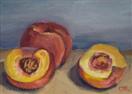 Original Oil Painting of Peaches