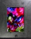 'B is for Bougainvillea' by Karla Nolan, framed painting on glass