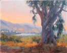 California Eucalyptus tree plein air by BECKY JOY