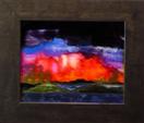 'Quintessential Sunset' by Karla Nolan, framed glass painting