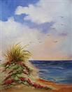 A Day at Elaine's Beach  oil painting Barbara Haviland