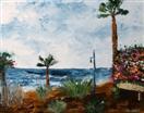 Daily Painters Blog - Abstract Canary Islands Palette Knife Acrylic Painting - Original Oil and Acry