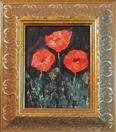'Poppy Sweet' by Karla Nolan, palette knife oil painting