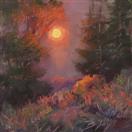 Moonlight oil painting by BECKY JOY