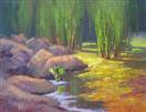 wetlands oil painting by BECKY JOY