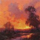 Sunset red sky #31 by BECKY JOY