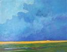 Storm's Over - acrylic painting by David Edwards