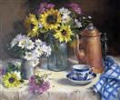 Coffee Time, oil on canvas, 20 x 24