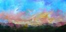 'Magical Mesas' by Karla Nolan, palette knife oil painting on canvas