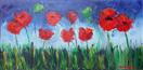 'Makes Me Smile' by Karla Nolan, palette knife oil painting on canvas