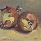 Original Oil Still Life of Yellow Onions by Cheryl Ratcliff