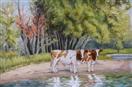 Cows By the Lake - Nearly finished
