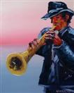 Daily Painters Blog - Jazz #1 Acrylic Painting - Sacramento Artist - A Painting a Day by California