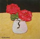 Flowers in a Sake Jar