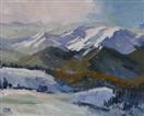 Study of Winter Landscape in Oil by Cheryl Ratlcliff