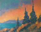 New David Edwards Painting 'Evening Edge'