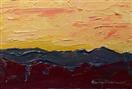 'Odd Sky' by Karla Nolan, palette knife oil painting