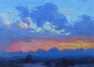 sky sunset oil painting by BECKY JOY
