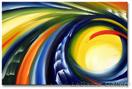 'THE JOURNEY' - Original Abstract Painting by AJ LaGasse - 24x36 inches